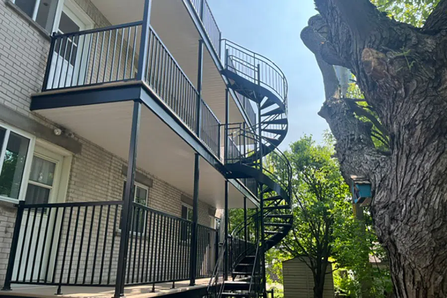 Balcony project in Chambly