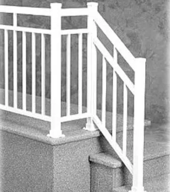 Excel Tradition aluminum railing